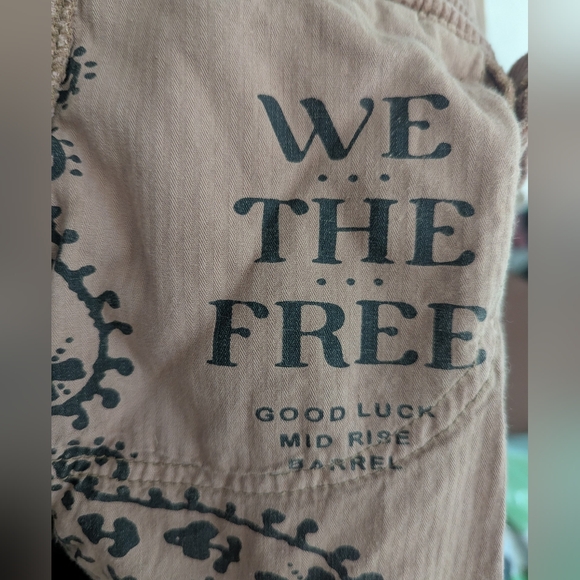 We The Free Good Luck Mid Rise Barrel Cords Sz 27 EUC Free People Anthropologie - Picture 8 of 16